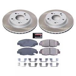 PowerStop Z17 Evolution Plus Semi-Coated Rotor Brake Kits for 2006-2011 CIVIC - SC2384