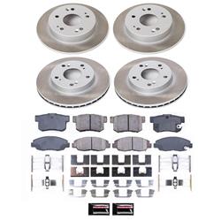 PowerStop Z17 Evolution Plus Semi-Coated Rotor Brake Kits for 2006-2011 CIVIC - SC2385