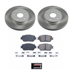 PowerStop Z17 Evolution Plus Semi-Coated Rotor Brake Kits for 2002-2004 CAMRY - SC2414