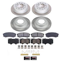 PowerStop Z17 Evolution Plus Semi-Coated Rotor Brake Kits for 2003-2009 4RUNNER, GX470 - SC2422