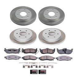 PowerStop Z17 Evolution Plus Semi-Coated Rotor Brake Kits SC2443