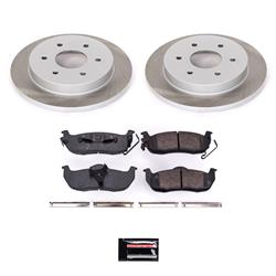 PowerStop Z17 Evolution Plus Semi-Coated Rotor Brake Kits SC2445