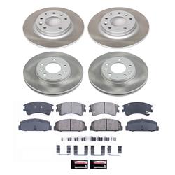 PowerStop Z17 Evolution Plus Semi-Coated Rotor Brake Kits for 2003-2005 6 - SC2449
