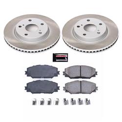 PowerStop Z17 Evolution Plus Semi-Coated Rotor Brake Kits SC258