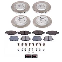 PowerStop Z17 Evolution Plus Semi-Coated Rotor Brake Kits SC2731