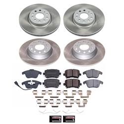 PowerStop Z17 Evolution Plus Semi-Coated Rotor Brake Kits for 2009-2010 TIGUAN - SC2757