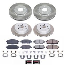 PowerStop Z17 Evolution Plus Semi-Coated Rotor Brake Kits for 2004-2009 QUEST - SC2766