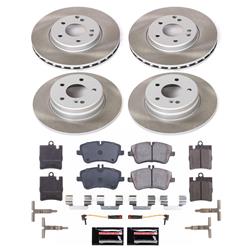 PowerStop Z17 Evolution Plus Semi-Coated Rotor Brake Kits SC2783