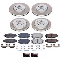 PowerStop Z17 Evolution Plus Semi-Coated Rotor Brake Kits for 2010-2015 CAMARO - SC2816