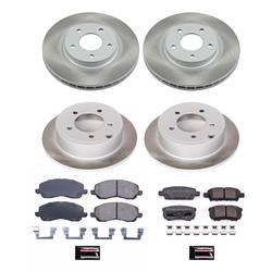 PowerStop Z17 Evolution Plus Semi-Coated Rotor Brake Kits SC2840