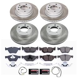 PowerStop Z17 Evolution Plus Semi-Coated Rotor Brake Kits for 2006 325I - SC2890