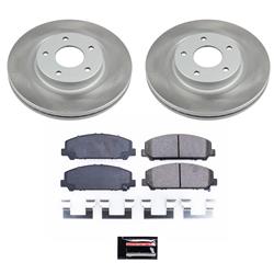 PowerStop Z17 Evolution Plus Semi-Coated Rotor Brake Kits for 2008-2010 TITAN, QX56, 2007-2011 ARMADA - SC2961