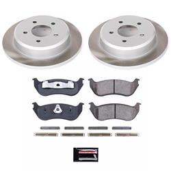 PowerStop Z17 Evolution Plus Semi-Coated Rotor Brake Kits for 1996-2002 CROWN VICTORIA, GRAND MARQUIS, TOWN CAR - SC2984