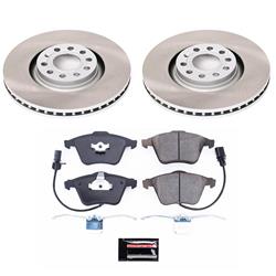 PowerStop Z17 Evolution Plus Semi-Coated Rotor Brake Kits for 2005-2009 A4, A4 QUATTRO - SC2990