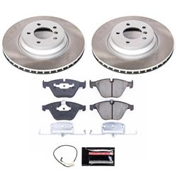 PowerStop Z17 Evolution Plus Semi-Coated Rotor Brake Kits for 2009-2010 335I XDRIVE, 2007-2008 335XI - SC3015