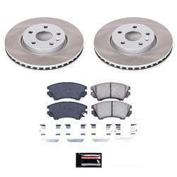 PowerStop Z17 Evolution Plus Semi-Coated Rotor Brake Kits for 2010-2011 9-5, 2010-2015 CAMARO - SC3031