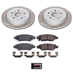 PowerStop Z17 Evolution Plus Semi-Coated Rotor Brake Kits for 2010-2015 CAMARO, 2008-2014 CTS - SC3072