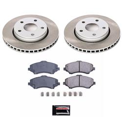 PowerStop Z17 Evolution Plus Semi-Coated Rotor Brake Kits for 2007-2017 WRANGLER, 2018 WRANGLER JK - SC3097