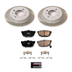 PowerStop Z17 Evolution Plus Semi-Coated Rotor Brake Kits for 1997-2006 ELANTRA, 1997-2001 TIBURON - SC3106