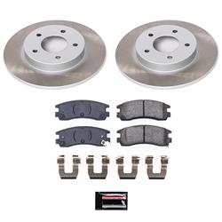 PowerStop Z17 Evolution Plus Semi-Coated Rotor Brake Kits for 1992-1996 SEVILLE, ELDORADO, 1994-1996 DEVILLE - SC3115