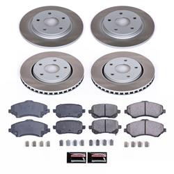PowerStop Z17 Evolution Plus Semi-Coated Rotor Brake Kits SC4015