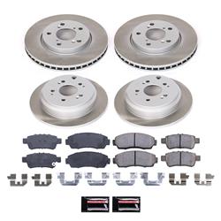 PowerStop Z17 Evolution Plus Semi-Coated Rotor Brake Kits for 2005-2010 ODYSSEY - SC4044