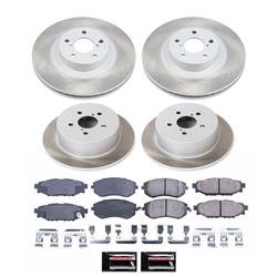 PowerStop Z17 Evolution Plus Semi-Coated Rotor Brake Kits for 2005 LEGACY, OUTBACK - SC4081