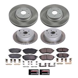 PowerStop Z17 Evolution Plus Semi-Coated Rotor Brake Kits for 2006-2007 B9 TRIBECA, 2008-2014 TRIBECA - SC4088