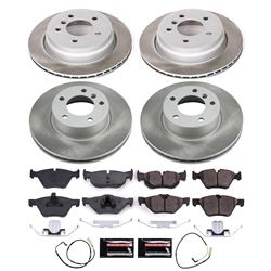 PowerStop Z17 Evolution Plus Semi-Coated Rotor Brake Kits for 2007 328XI - SC4102