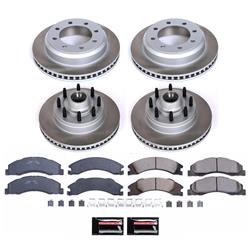 PowerStop Z17 Evolution Plus Semi-Coated Rotor Brake Kits SC4131