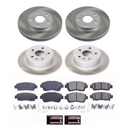 PowerStop Z17 Evolution Plus Semi-Coated Rotor Brake Kits for 1995-1997 AVALON - SC4359