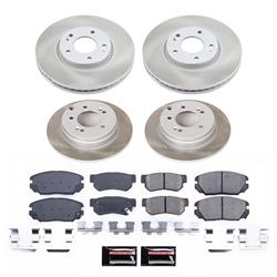 PowerStop Z17 Evolution Plus Semi-Coated Rotor Brake Kits for 2006-2008 SONATA - SC4443