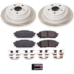 PowerStop Z17 Evolution Plus Semi-Coated Rotor Brake Kits for 2005-2006 9-2X, 2004-2008 FORESTER, 2003-2007 IMPREZA - SC447