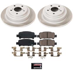 PowerStop Z17 Evolution Plus Semi-Coated Rotor Brake Kits for 1998-2003 FORESTER, IMPREZA - SC449
