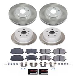 PowerStop Z17 Evolution Plus Semi-Coated Rotor Brake Kits for 2004-2007 HIGHLANDER - SC4531