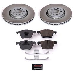 PowerStop Z17 Evolution Plus Semi-Coated Rotor Brake Kits for 2003-2014 XC90 - SC4552