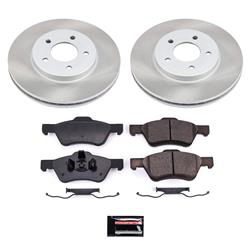 PowerStop Z17 Evolution Plus Semi-Coated Rotor Brake Kits for 2008-2010 ESCAPE, MARINER, TRIBUTE - SC4581