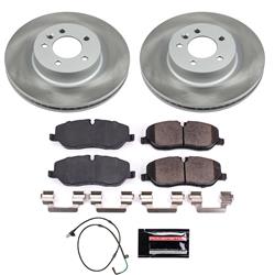 PowerStop Z17 Evolution Plus Semi-Coated Rotor Brake Kits for 2005-2009 LR3 - SC4615