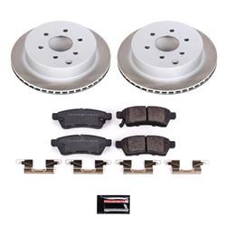 PowerStop Z17 Evolution Plus Semi-Coated Rotor Brake Kits for 2009-2012 EQUATOR, 2005-2024 FRONTIER, 2005-2015 XTERRA - SC4621