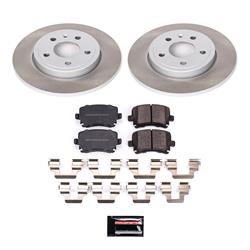 PowerStop Z17 Evolution Plus Semi-Coated Rotor Brake Kits for 2005-2009 A4, A4 QUATTRO - SC4624