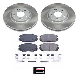 PowerStop Z17 Evolution Plus Semi-Coated Rotor Brake Kits for 2007-2009 AMANTI, 2006-2011 AZERA - SC4646