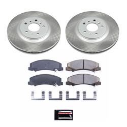 PowerStop Z17 Evolution Plus Semi-Coated Rotor Brake Kits SC4654