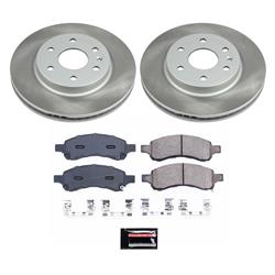 PowerStop Z17 Evolution Plus Semi-Coated Rotor Brake Kits SC4657