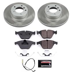PowerStop Z17 Evolution Plus Semi-Coated Rotor Brake Kits for 2008-2010 328I, 2009 328I XDRIVE, 2008 328XI - SC4677
