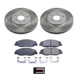 PowerStop Z17 Evolution Plus Semi-Coated Rotor Brake Kits for 2008-2014 CTS - SC4721