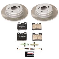PowerStop Z17 Evolution Plus Semi-Coated Rotor Brake Kits for 1996-2000 C280 - SC4949