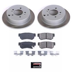 PowerStop Z17 Evolution Plus Semi-Coated Rotor Brake Kits for 2001-2006 SANTA FE, 2005-2010 SPORTAGE, 2005-2009 TUCSON - SC5213
