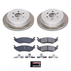 PowerStop Z17 Evolution Plus Semi-Coated Rotor Brake Kits for 2003 DURANGO - SC5270