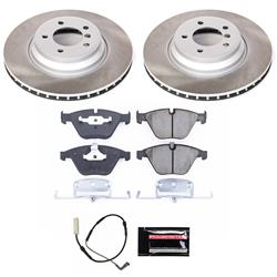 PowerStop Z17 Evolution Plus Semi-Coated Rotor Brake Kits for 2009-2010 335D, 2007-2010 335I - SC5281