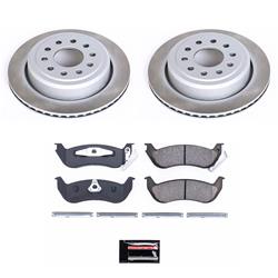 PowerStop Z17 Evolution Plus Semi-Coated Rotor Brake Kits for 2003-2011 TOWN CAR - SC5293
